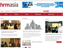 Tablet Screenshot of hrmasia.com